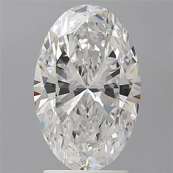2.50ct Oval Lab Grown Diamond (Colour E, Clarity VVS2, IGI Certified)